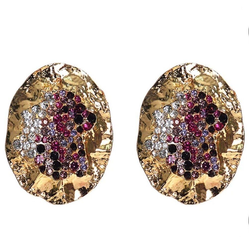 New Fashion Statement Earrings. 2.28 x 1.89 inches